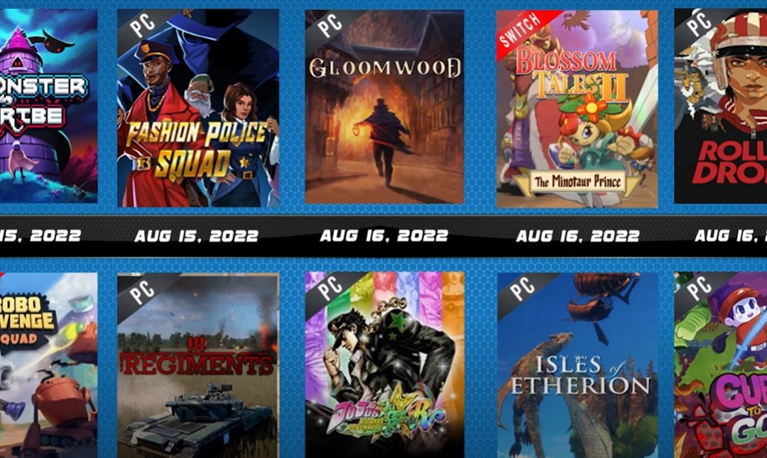 Spiele Veröffentlichungen für die Woche vom 15.08 – 21.08.2022